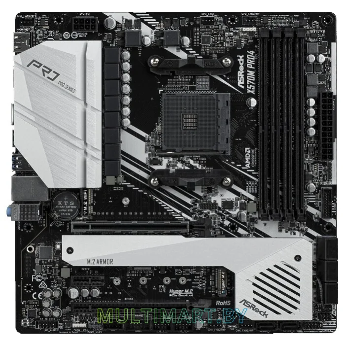 Материнская плата ASRock X570M Pro4